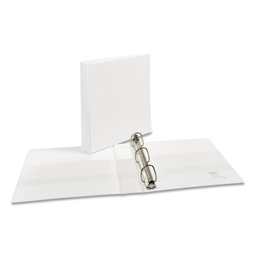 Avery® Durable View Binder With Durahinge And Ezd Rings, 3 Rings, 1.5" Capacity, 11 X 8.5, White, (9401) freeshipping - TVN Wholesale
